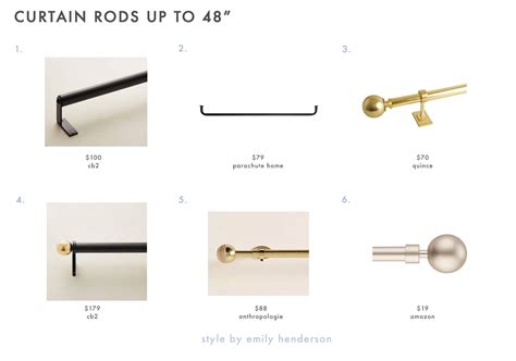 Our Favorite Curtain Rods Organized By Size (+ Our Rules For Hanging ...