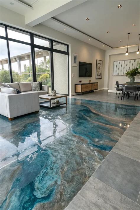 Unique Epoxy Floor Ideas to Inspire Your Next Project - Light and Layer