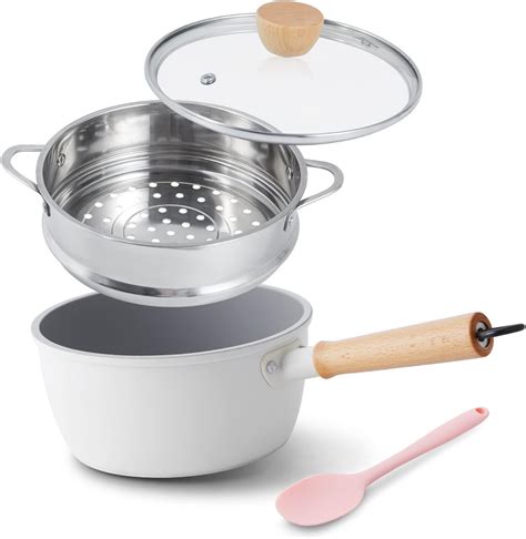 ROCKURWOK Ceramic Nonstick Sauce Pan with Lid, 2.2 India | Ubuy
