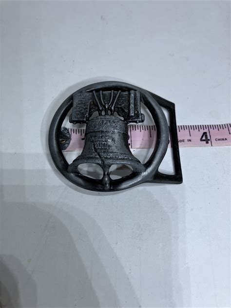 Vintage America’s Liberty Bell USA Belt Buckle - Gem