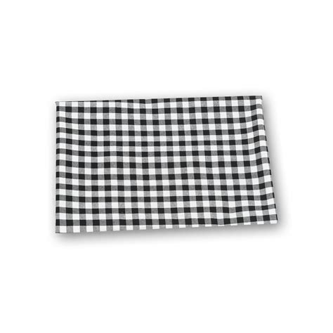 BIGREAMS Unstitched White Black Gingham Check Fabric - Gingham Fabric ...