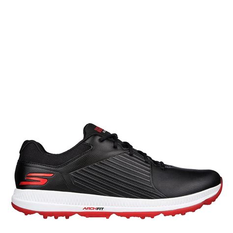 Skechers | Go Golf Elite 5 - Spiked Trainers Mens | Black/Red ...