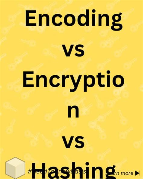 Encoding vs Encryption 的图像结果