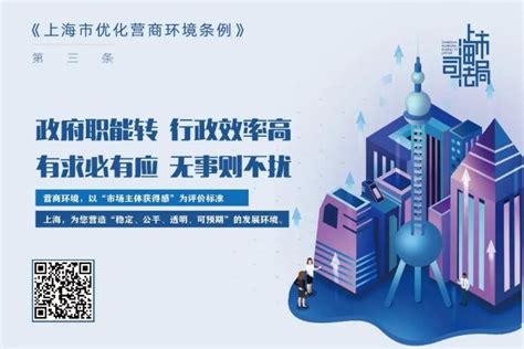 【重点聚焦】法治化营商环境丨11张海报，带你读懂上海市优化营商环境条例_上海杨浦
