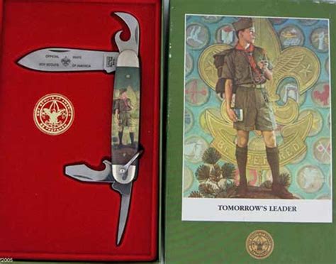 Camillus Boy Scouts of America Four Blade Scout Knife Norman Rockwell ...