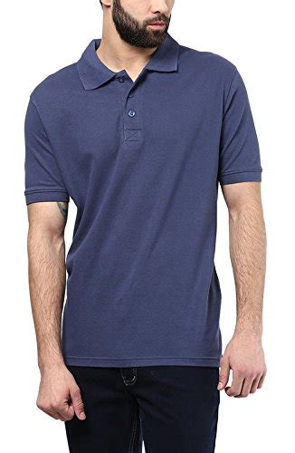 Buy Sunstar Uniforms Men's Polo Collar Navy Blue T-Shirt - XL (SU204-XL ...