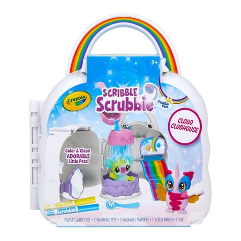 Crayola Scribble Scrubbie Pets Cloud Clubhouse Playset — Toycra