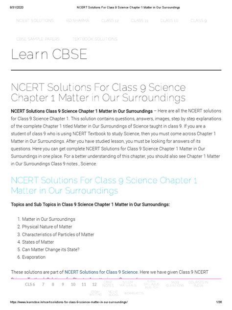 NCERT Class 9 Science Chapter 1 的图像结果