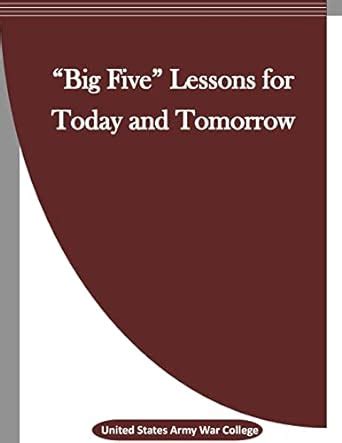 Buy Big Five Lessons for Today and Tomorrow Book Online at Low Prices ...