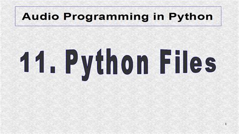 Image result for How to Add Audio in Python From Files