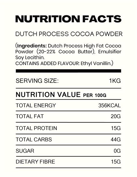 Dutch Process High-Fat Cocoa Powder – Cocoacraft