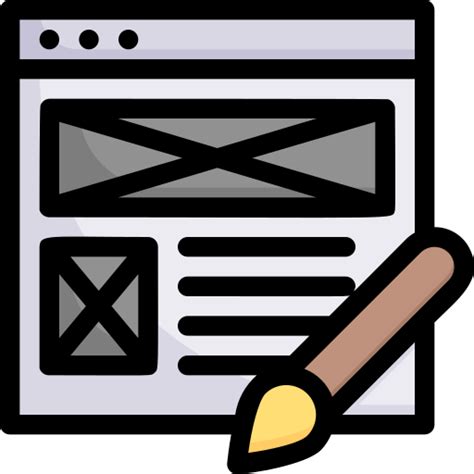 Web design Generic Outline Color icon | Freepik