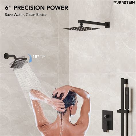 EVERSTEIN DualCascade Pressure-Balanced Shower System with Dual Wall ...
