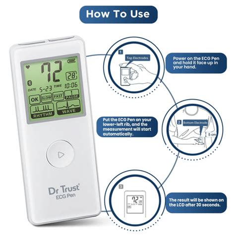 Dr Trust USA ECG Test Machine | ECG EKG Test Machine for Home