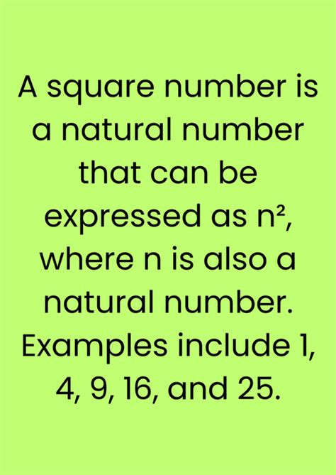 Flashcards: Squares and Square Roots Flashcard - Mathematics (Maths ...