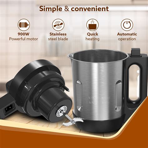 Elite Soup Maker, 1L, Grey | Copper Motor, 900W | AGARO – Agaro