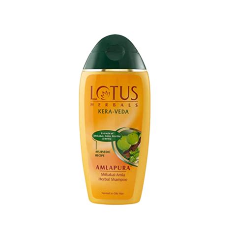 Lotus Herbals Kera-veda AMLAPURA Shikakai- Amla Herbal Shampoo (200ml ...