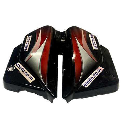 Side Panel for Hero Splendor Pro | Black & Red Colour