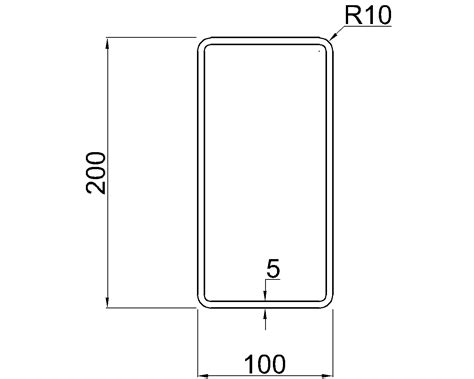 RHS 200x100x5 – Your Steel Standards & CAD File Hub