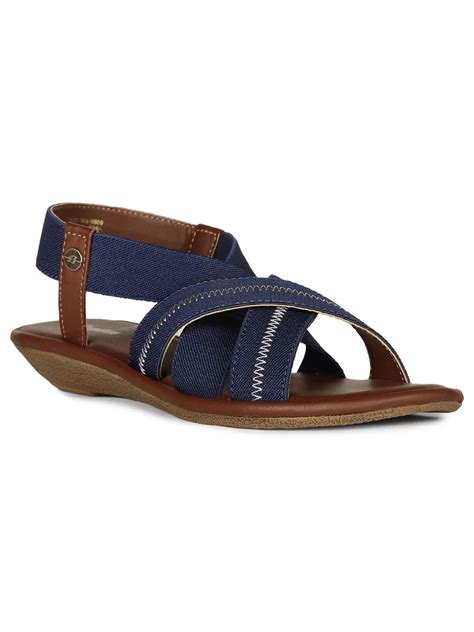 Bata Women's Nadiya Elastic E Blue Sandal-3 Kids UK (5619809) : Amazon ...