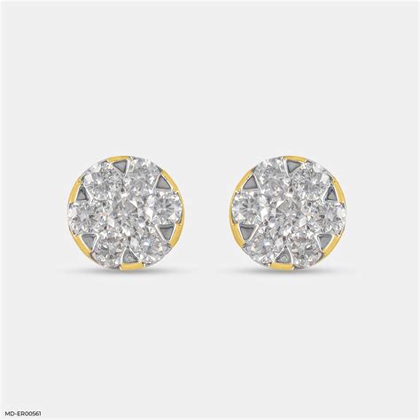 0.30 Carat Glimmering Sun Lab Diamond Studs 14K Yellow Gold – Maiora ...