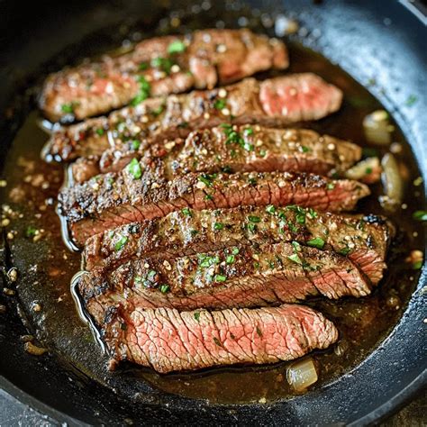 Easy Garlic Butter Flank Steak in Oven - Recipes Like Mom