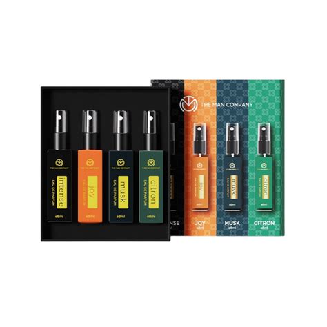 The Man Company Premium Men's Perfume Gift Set : 1 Pack (4 x 8 ml ...