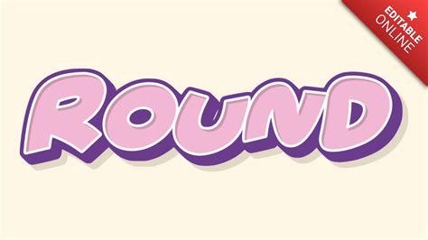 Image result for Round Text