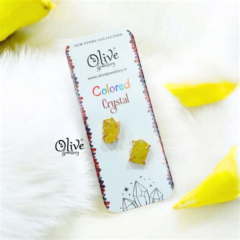 Colored Crystal - Claw Fitting - Rough Shape – Olive Jewellery