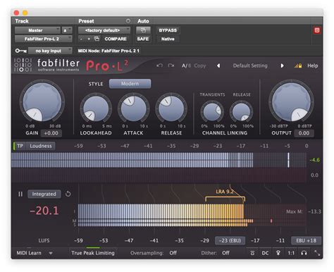 Fabfilter Pro 的图像结果