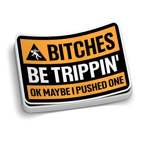 Trippin - Hard Hat Decal – Armed American Supply