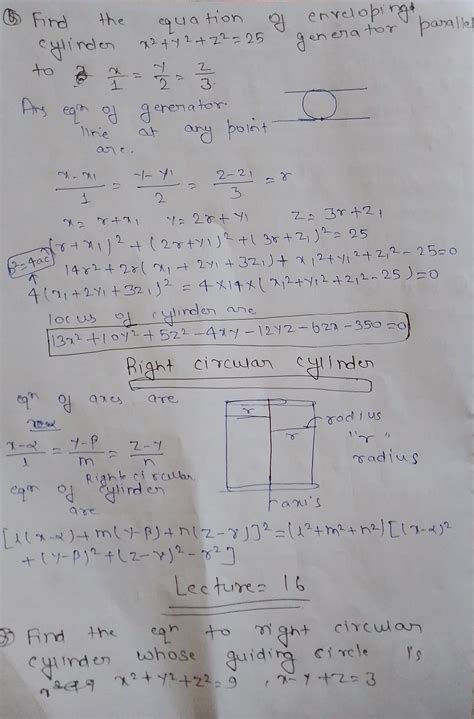 Right circular cylinder - to the irlen lot ws 2 242+ erenator Ciden 2 ...