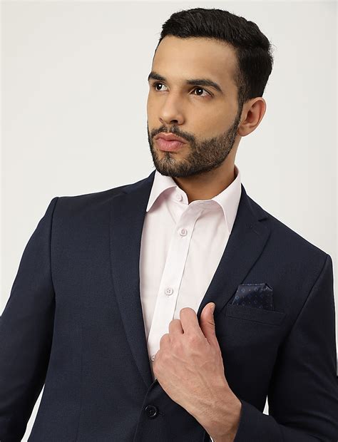 Buy Textured Collared Blazer at Marks & Spencer