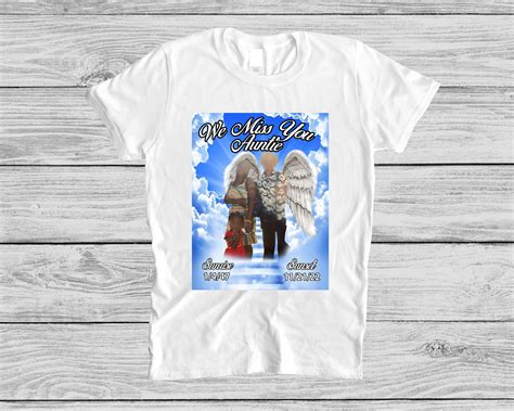 In Loving Memory T-shirt, Custom Funeral Shirt, Personalized Memorial T ...