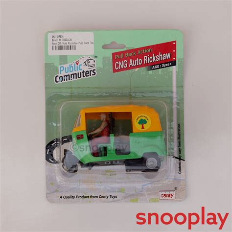Buy CNG Auto Rickshaw Pullback Toy (1-4 Years) on Snooplay India