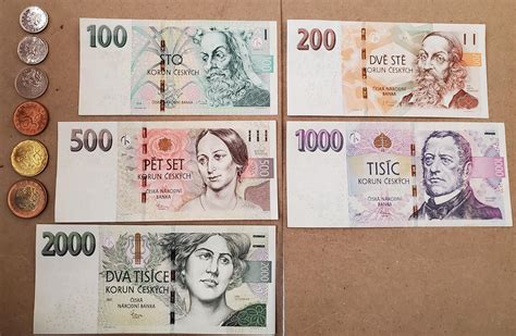 Current Issue Czech Koruna (CZK) Notes & Coins 🇨🇿 : r/Banknotes