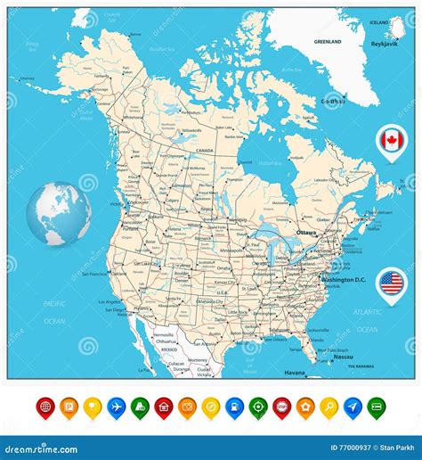 Canada Political Map With Major Cities