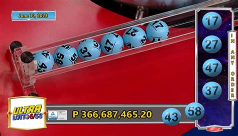 6/58 jackpot prize,The 6/58 lotto offers substa
