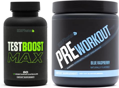 Amazon.com: Sculpt Nation by V Shred Test Boost Max and Pre Workout ...