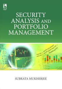Security Analysis and Portfolio Management: Buy Security Analysis and ...