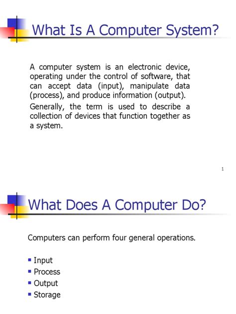 Explain the Difference Between the Terms Computer and Computer System 的图像结果