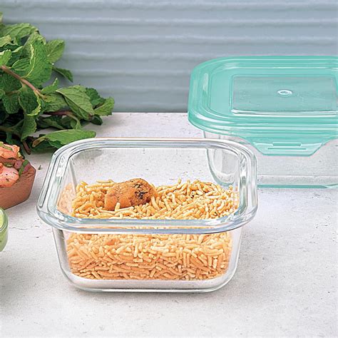 Buy La Opala Cook Serve Store 100% Borosilicate Glass Storage Container ...