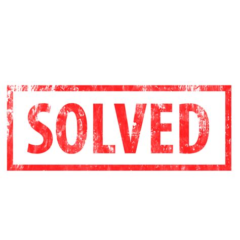 Image result for Problem Solved Transparent Background