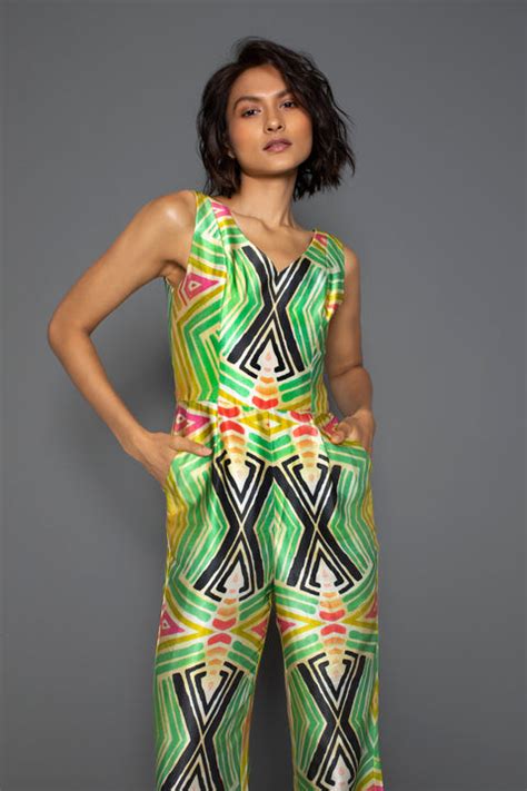 Wabi Sabi In Yellow Sleeveless Jumpsuit – Redefine by RD