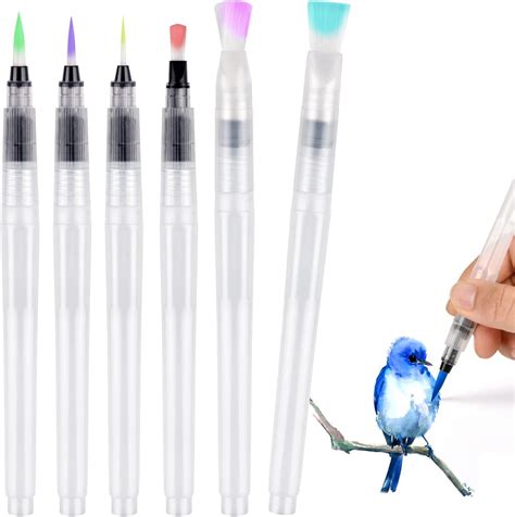 Amazon.com: ELENTGE Watercolor Brushes Watercolor Pens Water Brush Pens ...