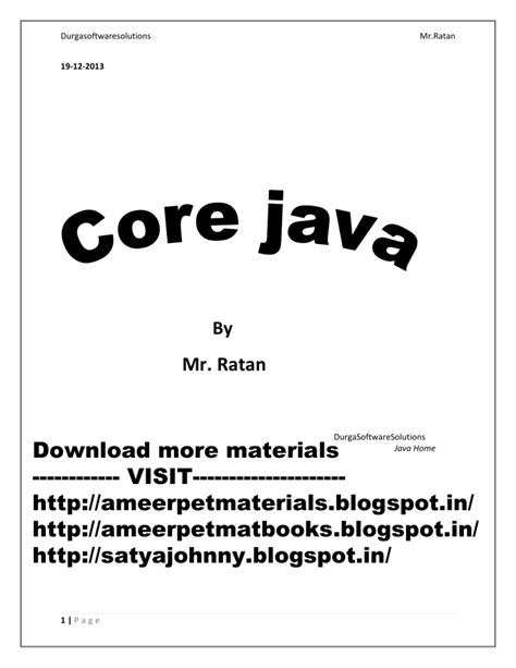 Image result for Java by Ratan