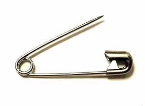 Premium Stainless Steel Safety Pins, 2 Inch (50 Pack), Multi-Purpose ...