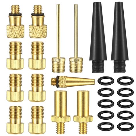 Snapklik.com : Bike Valve Adapter Set, 25pcs Presta Valve Adapter ...