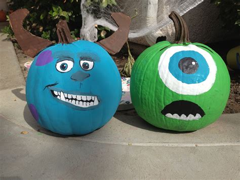 Monsters Inc Pumpkin Carving