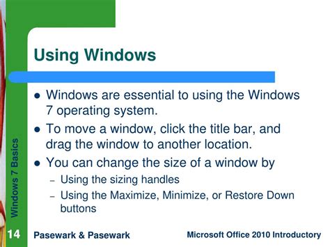 Windows 7 Basics Tutorial 的图像结果